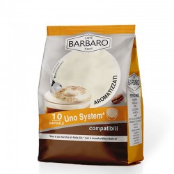 10 Capsule Caffè Barbaro nocciolino compatibile Uno System ®*