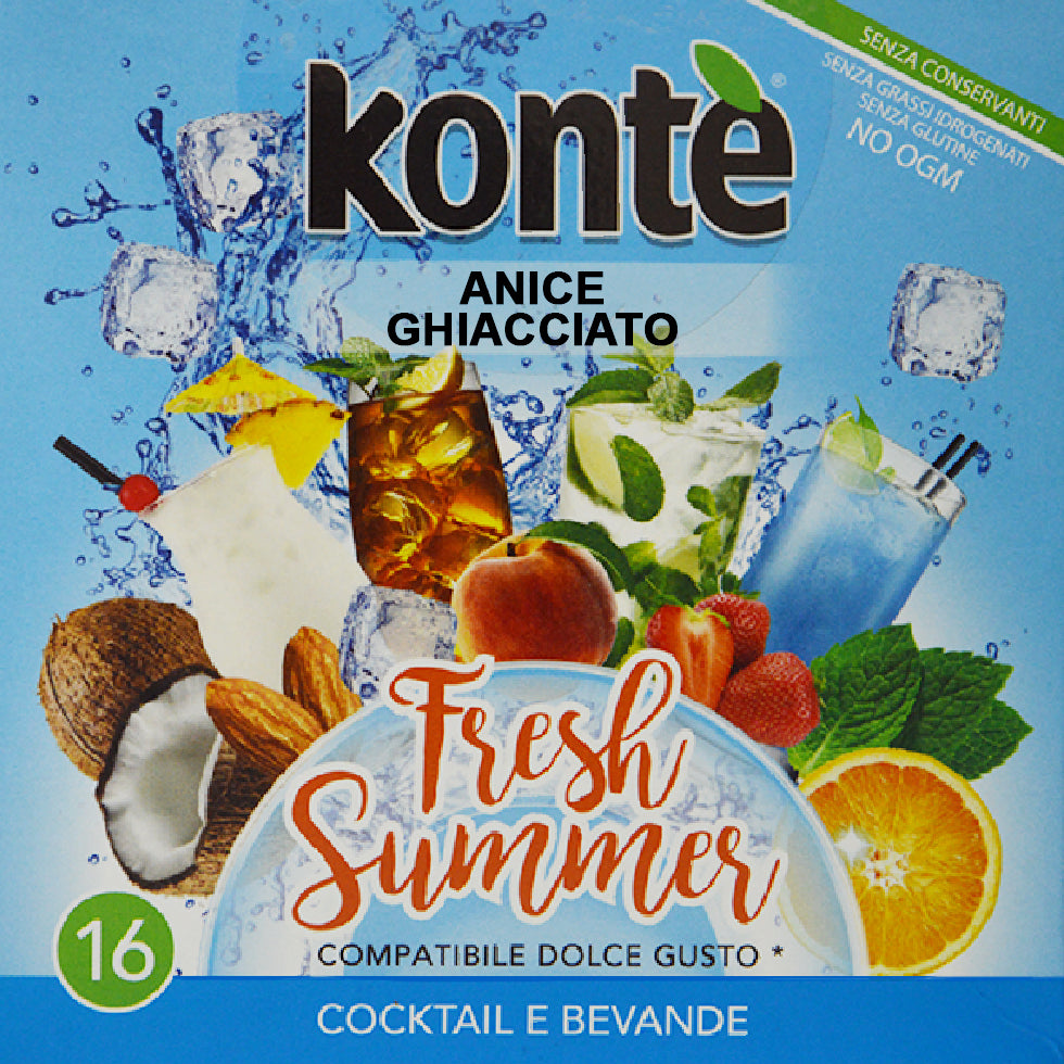 Kontè Cocktail Capsule compatibili Dolce Gusto Anice ghiacciato